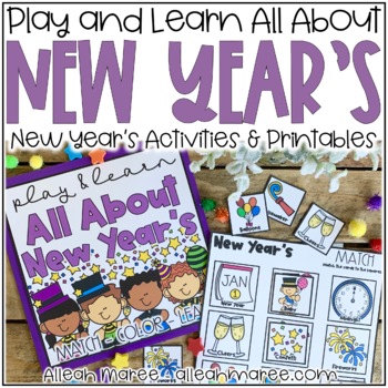 Busy Books: New Year's Activities and Printables for Little Learners