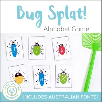 Letter Recognition Games - Bug Splat Alphabet Game by Little Lifelong