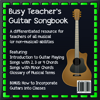 Preview of Busy Teacher's Guitar Songbook