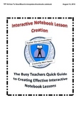 Busy Teachers Guide to Creating Daily Interactive Notebook