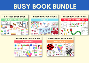 Busy book Bundle 2 by JLT Learn and play | TPT