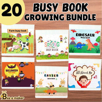 Preview of Busy book/Busy binder MEGA GROWING BUNDLE