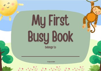 Preview of Busy books for toddlers (Complete Version)