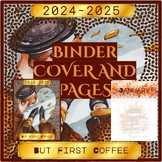 But First Coffee Binder Cover and Pages