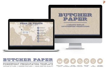Preview of Butcher Paper Powerpoint Template