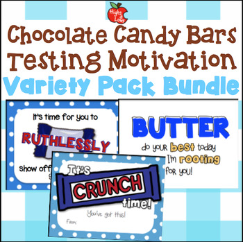 Preview of Butterfinger, Crunch, Baby Ruth Chocolate Variety Pack Testing Motivation Bundle