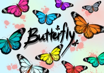 Butterflies Clipart | 10 Premium Digital Printables | Hand-drawn |Vector