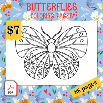 Download Butterfly Coloring Pages Worksheets Teaching Resources Tpt
