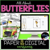 Butterflies Differentiated Reading Comprehension Passages,