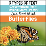 Butterflies Informational Text, Story & Poem