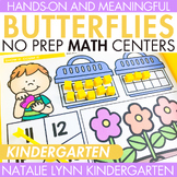 Butterflies No Prep Math Center Mats Kindergarten Math Cen