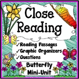 Butterflies Reading Comprehension Passage & Questions 3rd 
