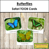 Butterflies Safari TOOB Cards - Montessori