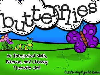 Preview of Butterflies Thematic Unit Integrated Unit