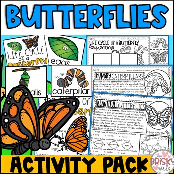 Preview of Butterfly Life Cycle | Butterfly Unit | Kindergarten Butterfly Unit