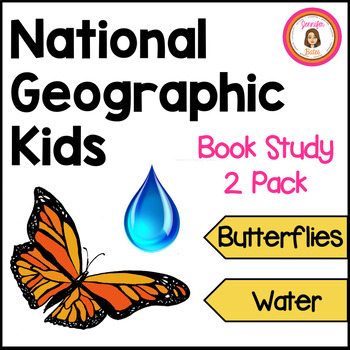 Preview of Butterflies and Water Informational Book Study Packets