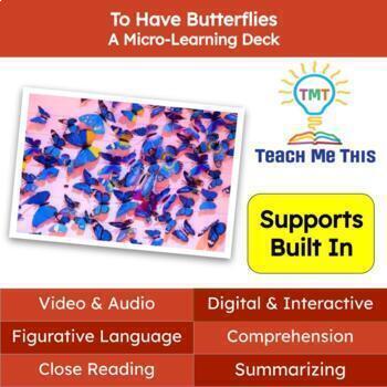 Preview of Butterflies in Stomach Figurative Language Reading Passage and Activities