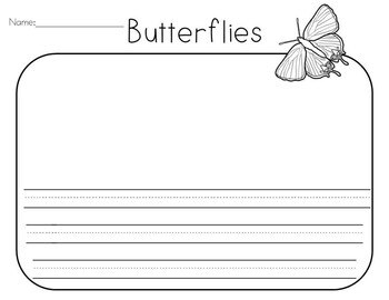 Preview of Butterfly Activities: Can, Have, Are and Have, Eat, Live