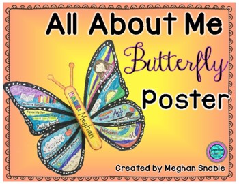 Butterfly Poster..Multi Colored Butterfly Poster/Inspirational/Children/Child 