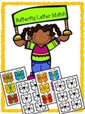 Butterfly Alphabet Matching - Upper case and Lower case Ma