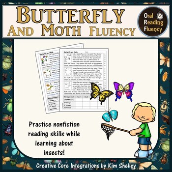 Preview of Butterfly And Moth Fluency