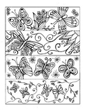 Butterfly Bookmarks to Color
