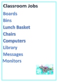 Butterfly Classroom Organisation Boards
