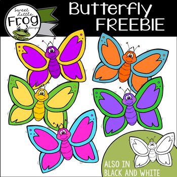 Preview of Butterfly Clip Art Freebie