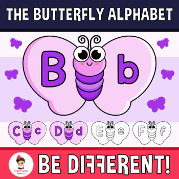 butterfly letters alphabet
