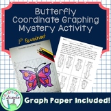 Butterfly Coordinate Graphing Mystery Activity