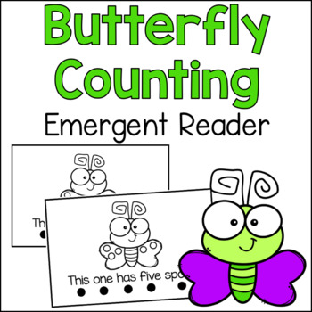 Preview of Butterfly Counting Emergent Reader | Spring Books | Beginning Readers