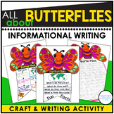 All About Butterflies Butterfly Craft Template & Bulletin 