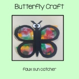Butterfly Craft-Faux Sun Catcher