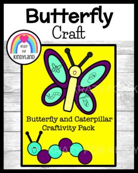 Butterfly Craft Life Cycle Activity - Spring Science - Kindergarten Bug ...