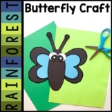 Butterfly Craft | Rainforest | Zoo Animals | Blue Morpho B