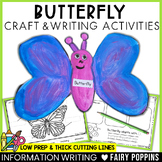 Butterfly Craft & Writing | Bug Craft, Insects Activities