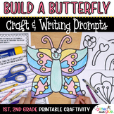 Build a Butterfly Craft, Template, No Prep First Day of Sp