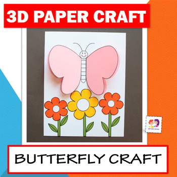 Download 3d Butterflies Worksheets Teaching Resources Tpt