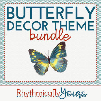 Preview of Butterfly Decor Theme - BUNDLE