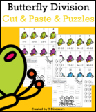 Butterfly Division Cut & Paste & Puzzles