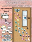 Butterfly Door Decor, Name Tags, Labels, and more | EDITABLE