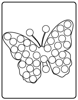 Butterfly Dot Markers Printables by The best Ebook | TpT