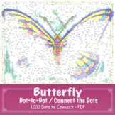 Butterfly Extremely Difficult Dot-to-Dot / Connect the Dot