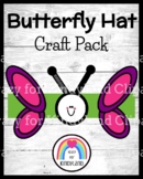 Butterfly Hat Craft - Bugs and Insects Science Center - Mo