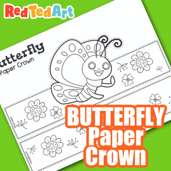 Preview of Butterfly Headband Craft - Simple Spring Craft for Bug & Insect Paper Costumes