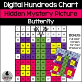 Digital Butterfly Hundreds Chart Hidden Mystery Picture PP