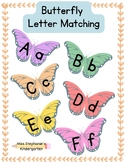 Butterfly Letter Matching Center Activity