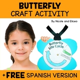 Butterfly Life Cycle Craft Activity + FREE Spanish