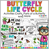 Life Cycle of a Butterfly Activity Bundle - Worksheets, Po