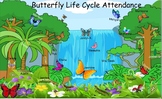 Butterfly Life Cycle Attendance for SMART notebook